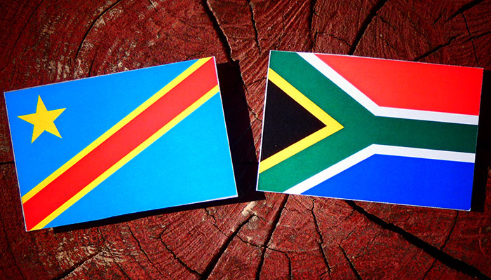 SA and DRC Flags